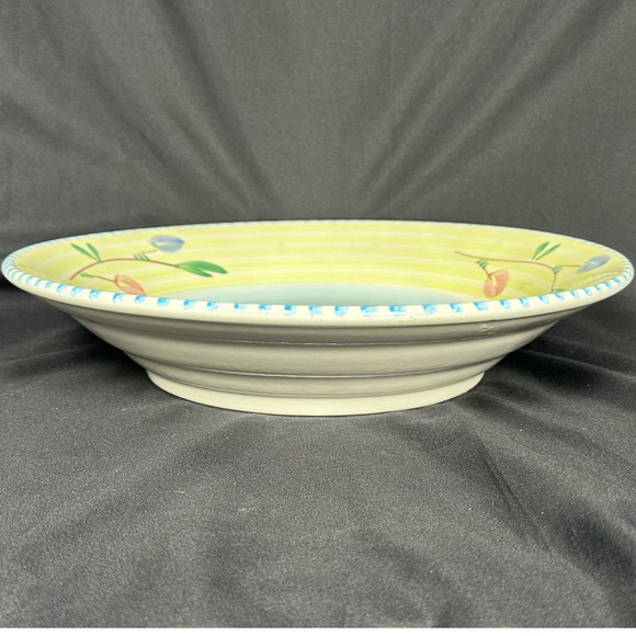 Villa Romana Hand Painted Large Pasta Salad Serving Bowl Italy-15.5" Diameter - Picture 5 of 8
